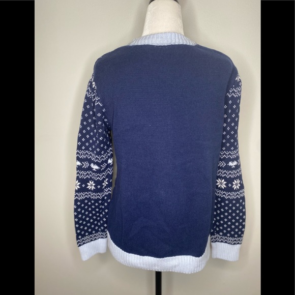 Game of Thrones Christmas Sweater Women’s Blue - Picture 4 of 6